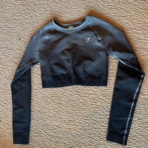 Gymshark Black Crop Top